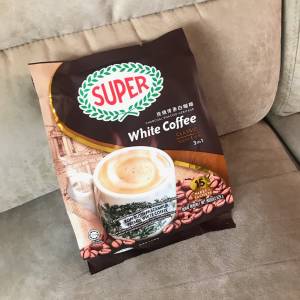 ☕️ SUPER White Coffee Charcoal Roasted 3in1 MALAYSIA NEW 全新 三合一 碳燒白...