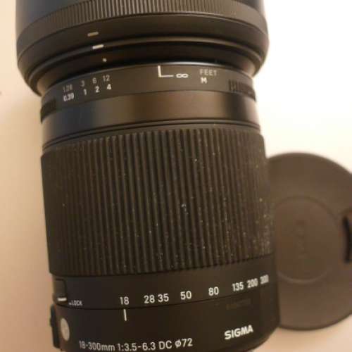 Sigma AF18-300mm f3. 5-5.6.3 OS  C 鏡 - - Nikon mount