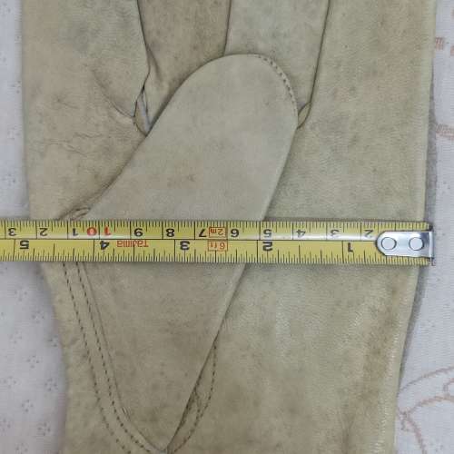 全新 米色+灰色全皮燒焊手套 燒焊手襪 勞工手套 建築手套 野營燒烤手套 耐磨 耐熱 ...