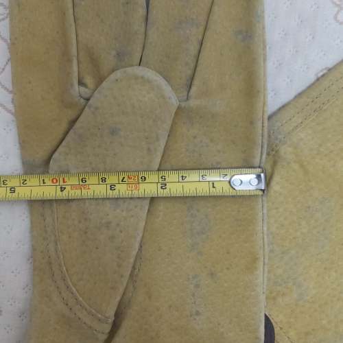 全新 啡色全皮燒焊手套一對 燒焊手襪 建築手套 勞工手套 野營燒烤手套 耐磨 耐熱 寵...