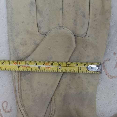 全新 米色全皮燒焊手套一對 野營燒烤手套 燒焊手襪 建築手套 勞工手套 耐磨 耐熱 寵...