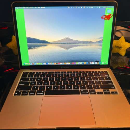 MacBook Air M1 8GB+256GB Gold 粉金色 連Apple Care 4/2025