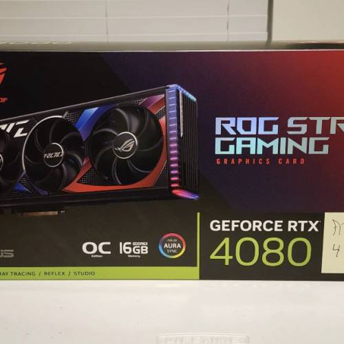 ASUS ROG STRIX NVIDIA GeForce RTX 4080 16GB GDDR6X Gaming Graphics Card - Used