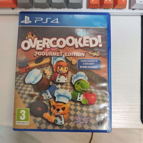PS4 OVERCOOKED 遊戲光碟