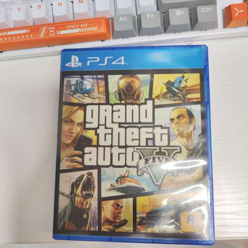 PS4 GTA 5 遊戲光碟(壞碟)