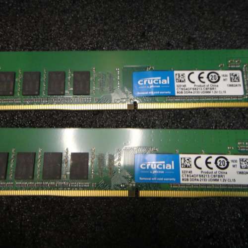 Desktop Ram Crucial 8GBx2 DDR4 2133 共16GB