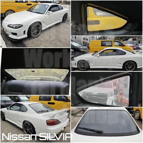 Nissan Silvia S13 S14 S15 濾光窗網太陽擋