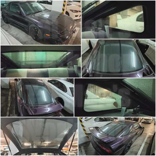 Nissan Silvia S13 S14 S15 濾光窗網太陽擋