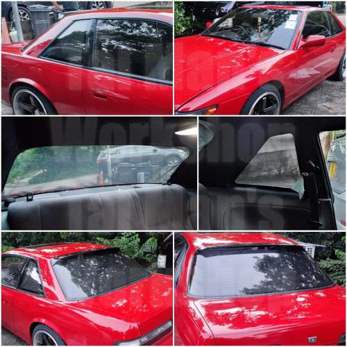 Nissan Silvia S13 S14 S15 濾光窗網太陽擋