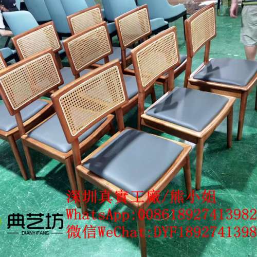 藤椅，南洋風格餐廳椅子，餐飲防火櫈，訂製椅子，皮面餐椅訂造，訂製餐廳桌椅，簡約...