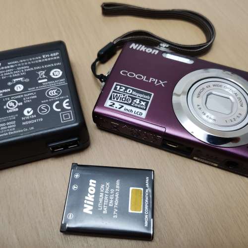 Nikon Coolpix S3000 12.0 MP DC相機 紫紅色