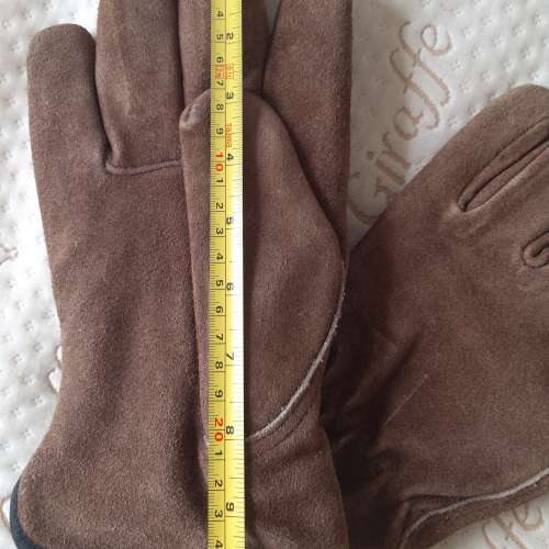 全新 棕色全皮厚料燒焊手套一對 燒焊手襪 建築手套 勞工手套 野營燒烤手套 耐磨 耐...