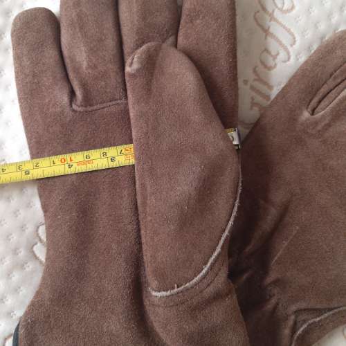 全新 棕色全皮厚料燒焊手套一對 燒焊手襪 建築手套 勞工手套 野營燒烤手套 耐磨 耐...