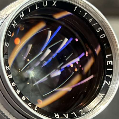 Leica Summilux-M 50mm f1.4 Ver.1 Silver Reverse Scallop lens