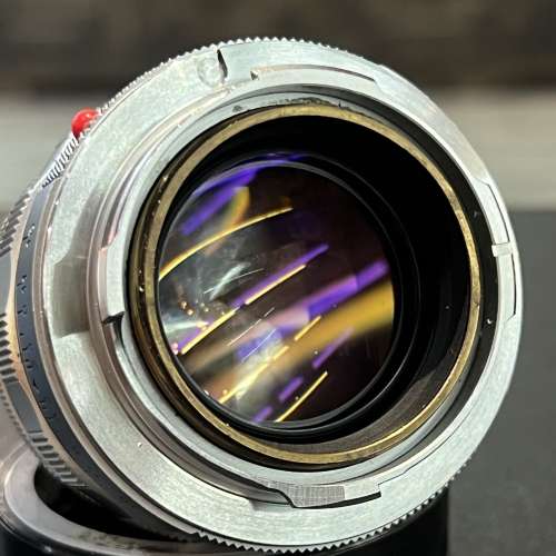 Leica Summilux-M 50mm f1.4 Ver.1 Silver Reverse Scallop lens