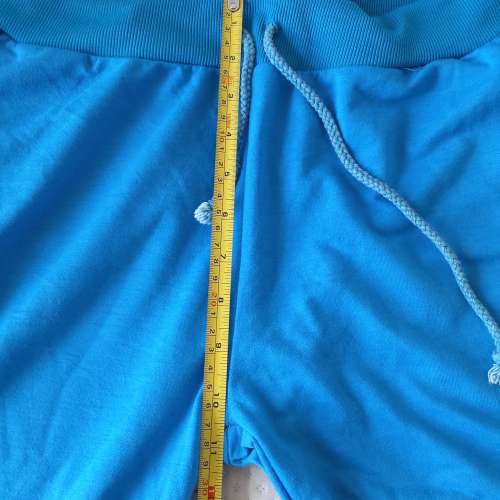 藍色七分褲 短褲 運動褲 休閒褲 跑步褲 波褲 瑜伽褲