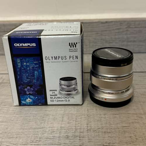 Olympus M.Zuiko ED 12mm f2.0 M43 lens