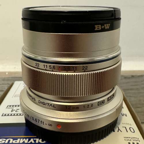 Olympus M.Zuiko ED 12mm f2.0 M43 lens
