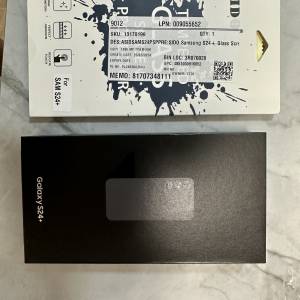 Samsung s24+ plus 256G black 未開封