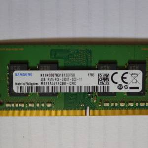 SAMSUNG DDR4 2400 4G notebook/手提電腦 RAM