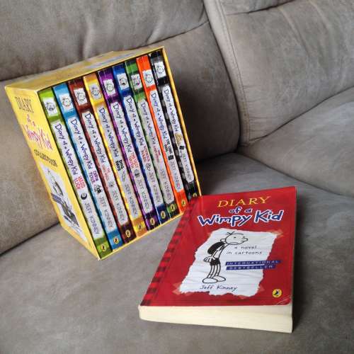 📖 DIARY of a WImpy Kid COLLECTION 10 BOOKS by Jeff Kinney USED 兒童圖書 👦 👧