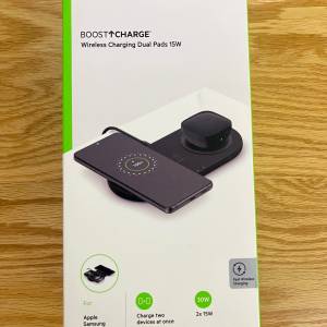 Belkin BoostCharge Wireless Charging Dual Pads 15W 雙無線充電板