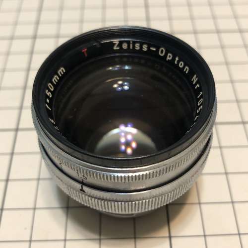 Carl Zeiss Opton Sonnar 50mm 1.5 紅T （contax rf) - 二手或全新手動對焦鏡頭, 攝影產品 ...