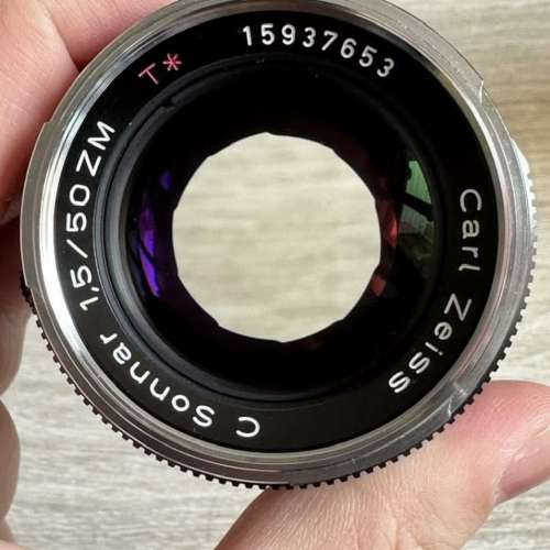 Zeiss C sonnar 50mm f1.5 ZM not leica summicron