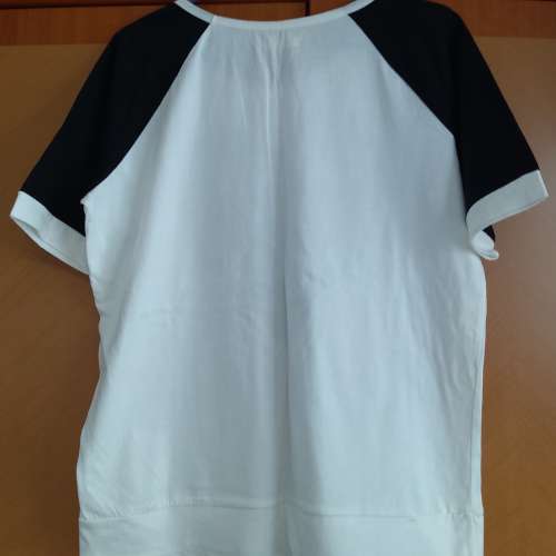 全新黑白圖案短袖T-Shirt 上衣 T恤 襯衫 襯衣 tee恤 短袖衫