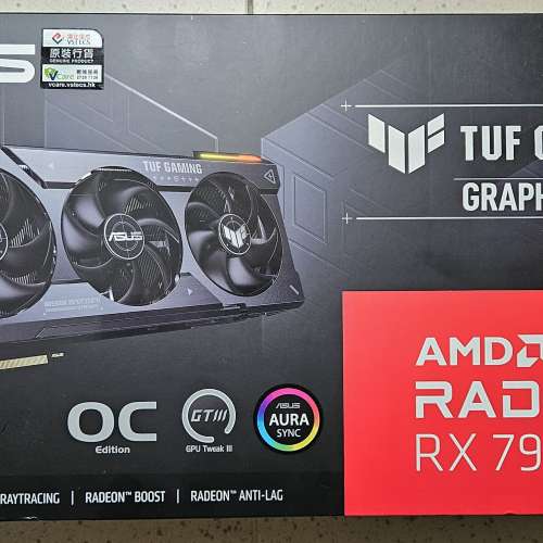 ASUS TUF 7900XT 顯示卡 amd radeon graphics