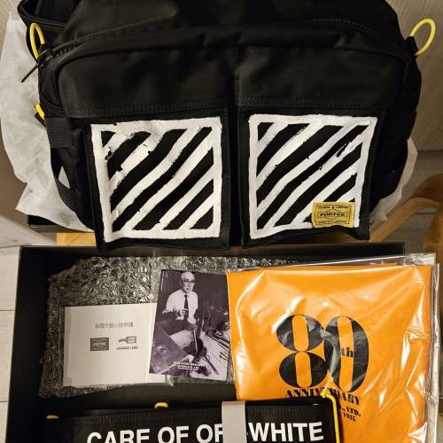 Head Porter x Off-white 80 Anniversary Limited Edition Bag