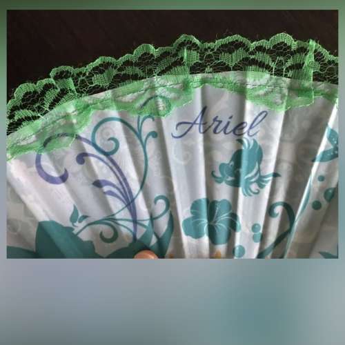 全新 Disney 迪士尼 Princess Ariel 美人魚 扇子 罕有