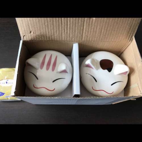 全新 招財 開運杯 一對 貓貓 原價 $249，一雙一對, so sweat,  送禮自用