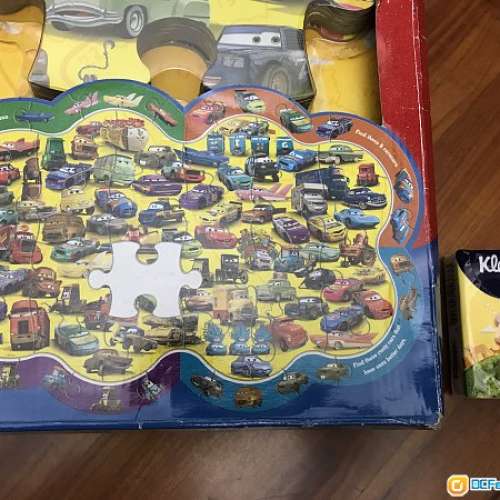 全新 Disney PIXAR Cars 圖書 和40 塊砌圖 Puzzle , 油麻地交。 原價499