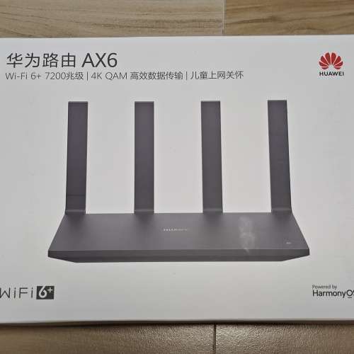 Huawei 華為 WiFi Router AX6new WiFi6+ 7200Mbps 全新未開封