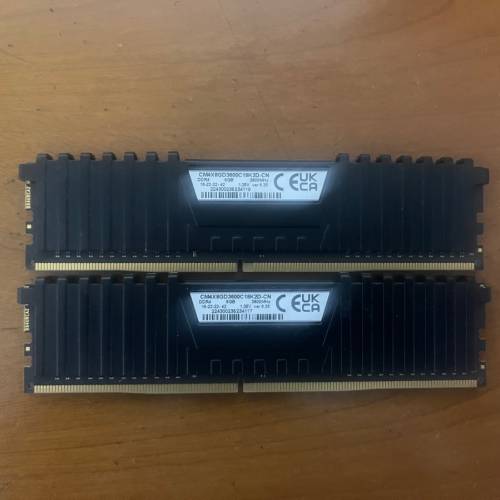 Corsair Vengeance DDR4 3600 8GBx2 合共16GB