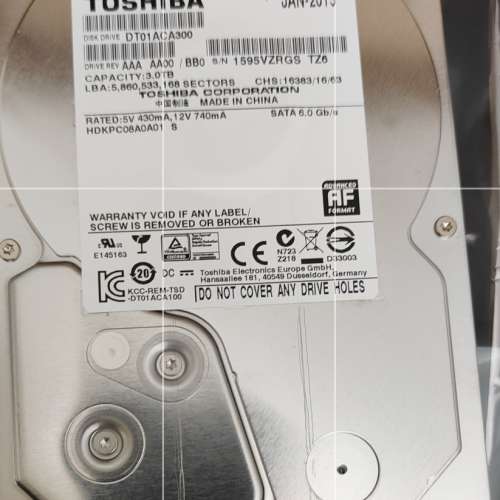 3T  hard disk