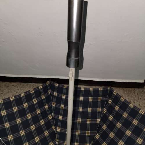 自動 直傘 經典格紋 超大 118cm 雨傘 抗風 抗UV 附帶傘套 混塑膠鋁合金 Classic Pl...