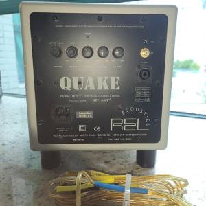英國 REL Acoustics Quake subwoofer 有源超低音喇叭. hkd 900.