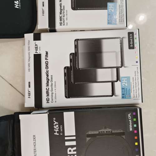 H&Y Fillter holder,ND1000,s-Gnd 0.9