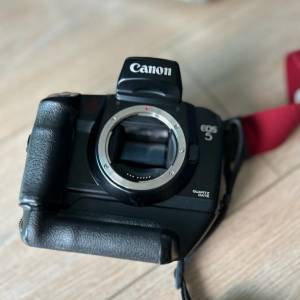 Canon EOS 5QD (菲林機）連直倒手把