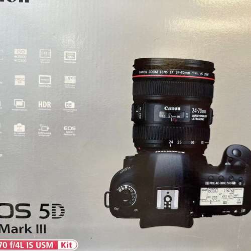 代友平售很新一機一鏡    Canon EOS 5D Mark III,EF24-70mm f/4.0 IS U