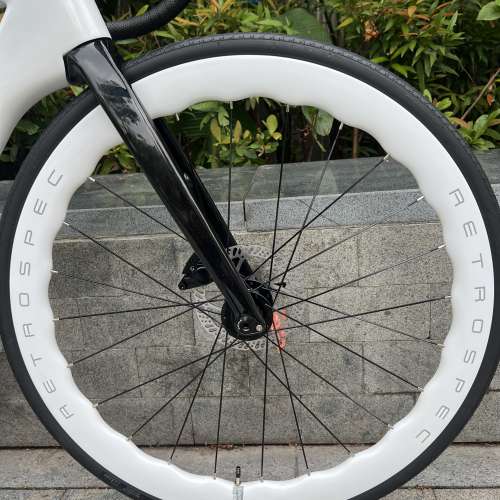 特價現貨 白色 47碼 配 白色波浪碳刀 2024 TWITTER R15 PRO 電變24速 桶軸油剎 碳輪...