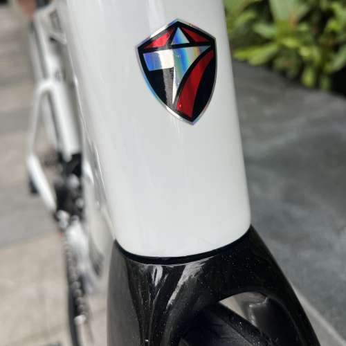 特價現貨 白色 47碼 配 白色波浪碳刀 2024 TWITTER R15 PRO 電變24速 桶軸油剎 碳輪...