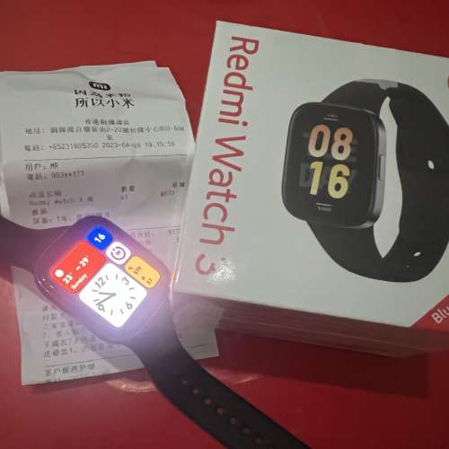 Redmiwatch3 購於8April2023年（仍有保養到April 2024）