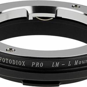 Fotodiox Pro Lens Adapter For Leica L-Mount (TL / SL) Mirrorless Cameras 金屬接...