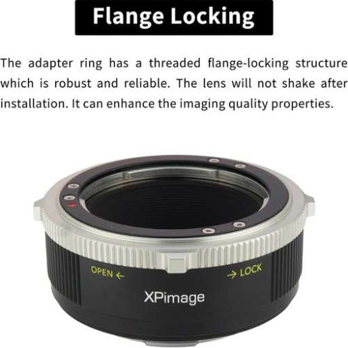 XPimage Locking Adapter For Contax / Yashica CY SLR Lens To LEICA L-Mount