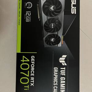 ASUS Tuf RTX 4070ti 4070 ti gaming 全新行貨有單有保養