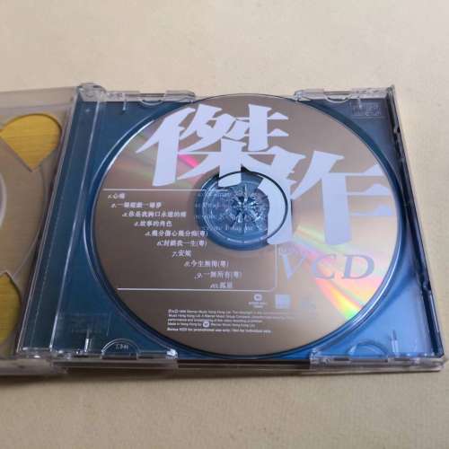 王傑 傑作 CD+VCD 24K金碟