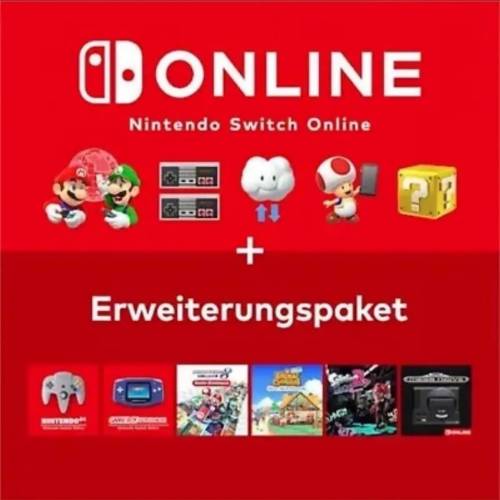 Nintendo Switch Online+擴充包 家庭計劃